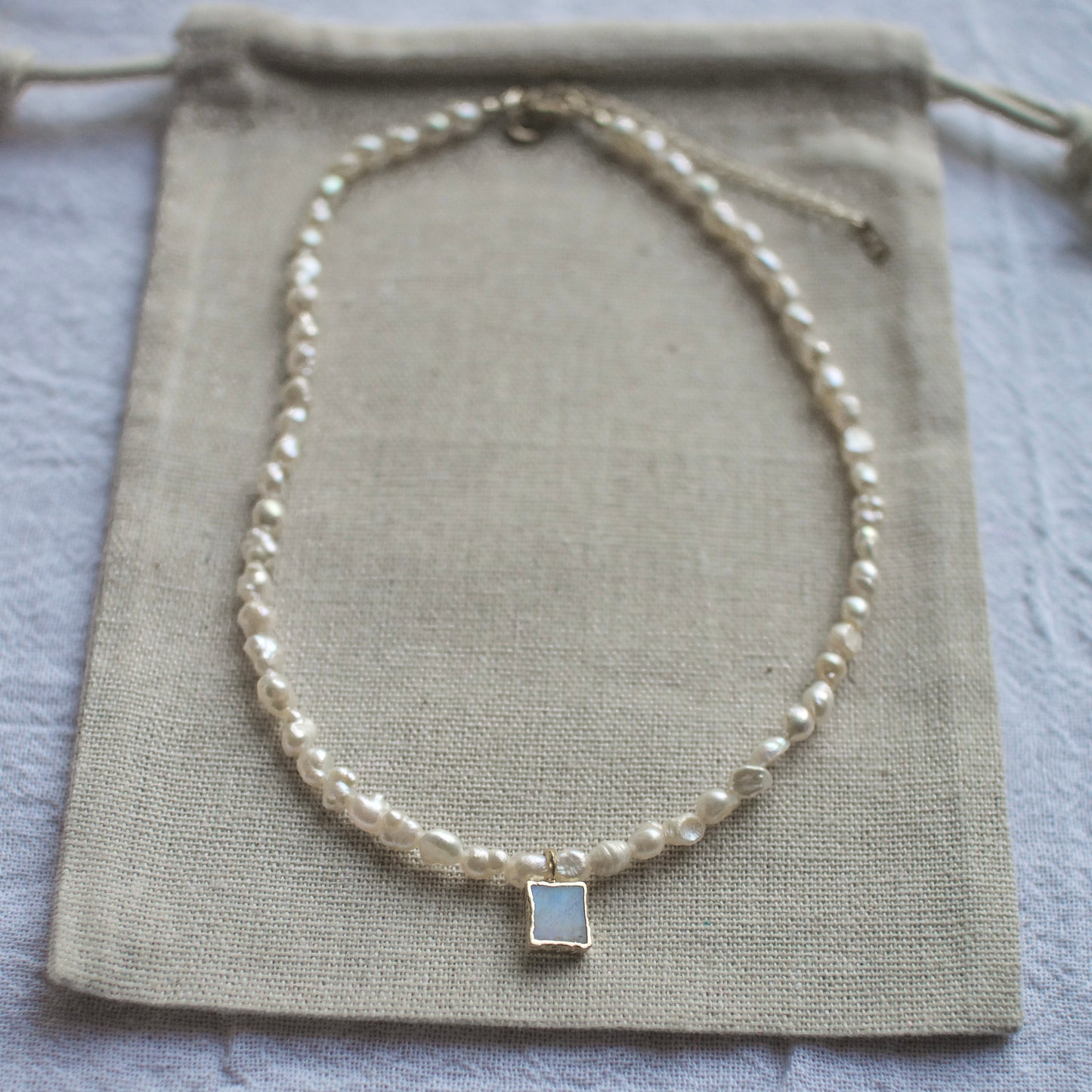 Lunar Pearl Necklace